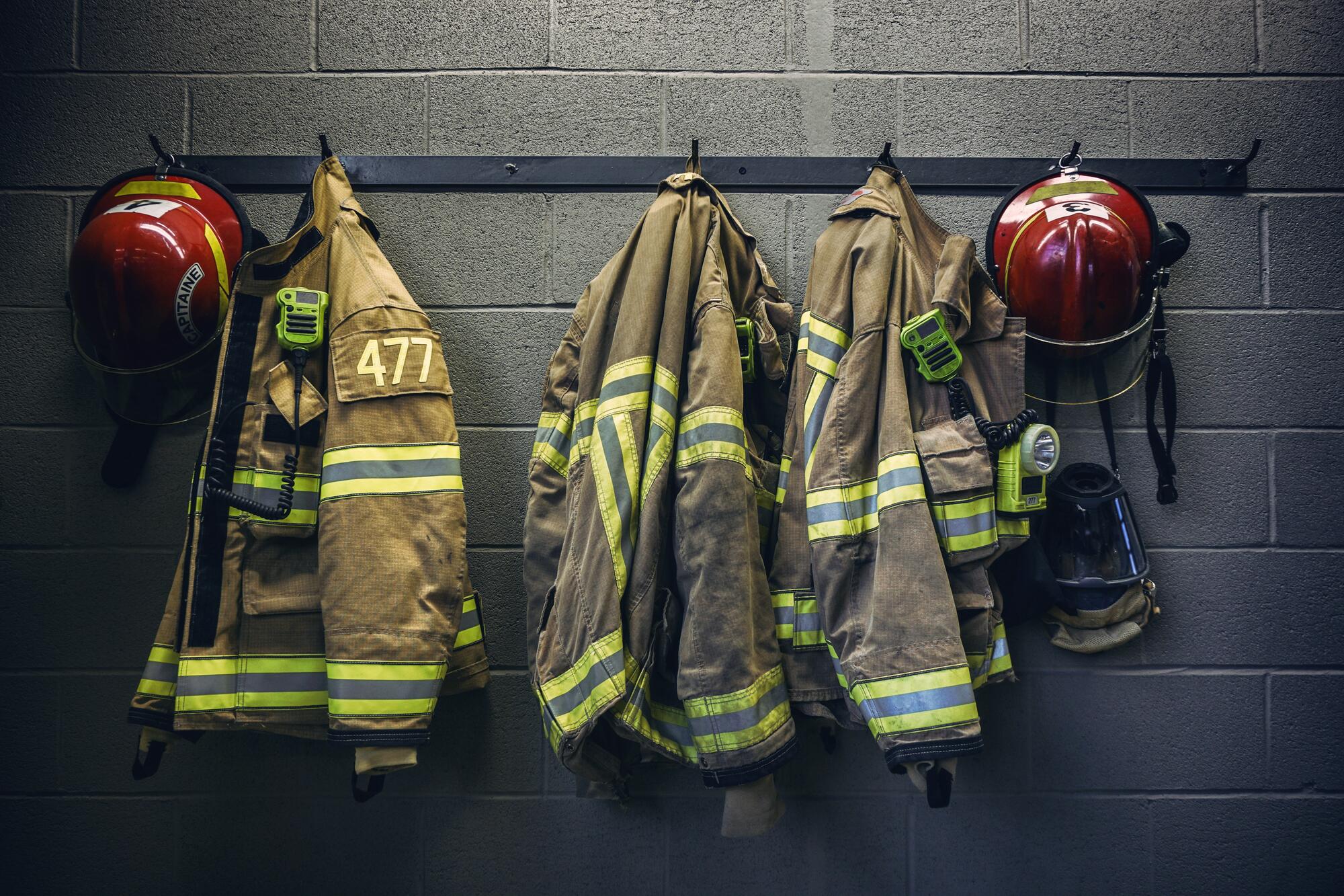 fire fighters locker room